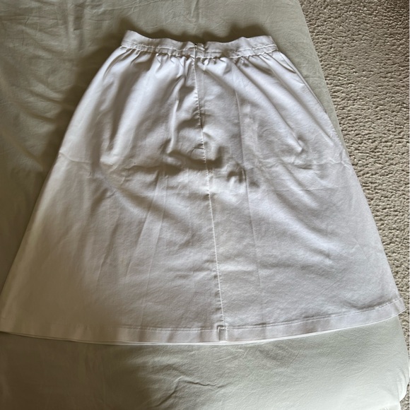 Zara High Waisted White Skirt - Picture 2 of 4